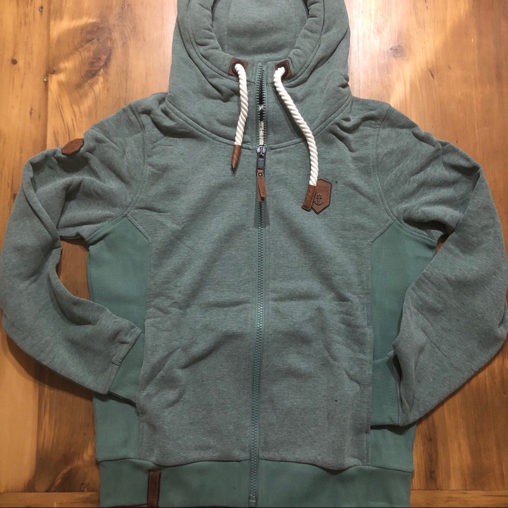 Naketano Men's Green Hoodie Full Zip
